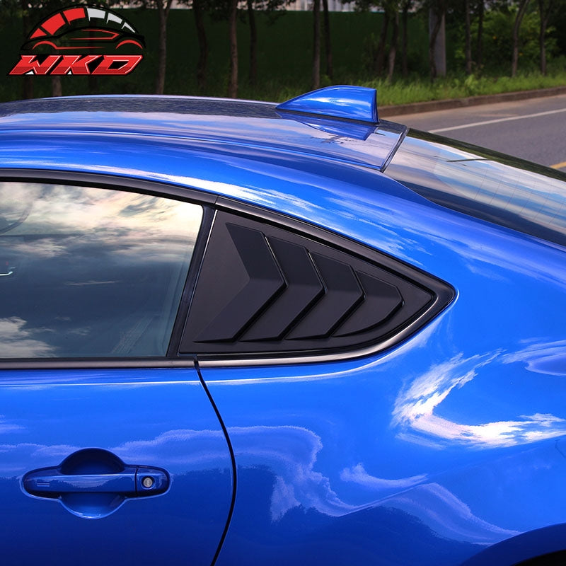 Fits 22-26 Toyota GR86/Subaru BRZ IKON 2PCS Side Window Louvers ABS Matte Black