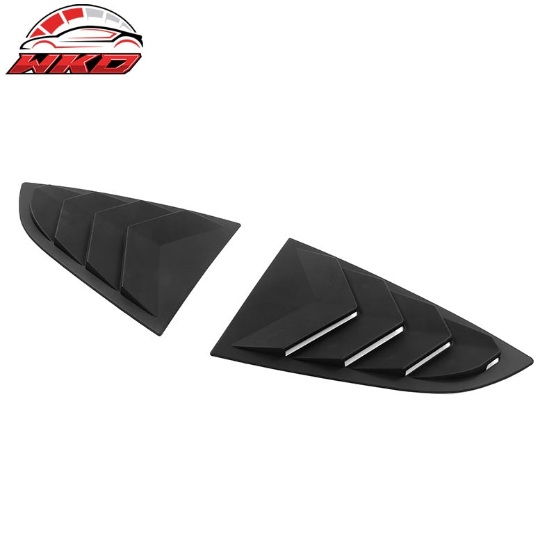 Fits 22-26 Toyota GR86/Subaru BRZ IKON 2PCS Side Window Louvers ABS Matte Black