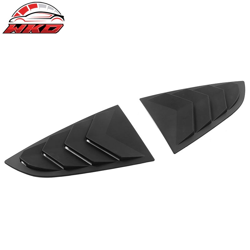 Fits 22-26 Toyota GR86/Subaru BRZ IKON 2PCS Side Window Louvers ABS Matte Black