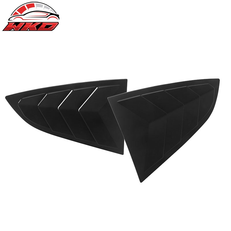 Fits 22-26 Toyota GR86/Subaru BRZ IKON 2PCS Side Window Louvers ABS Matte Black