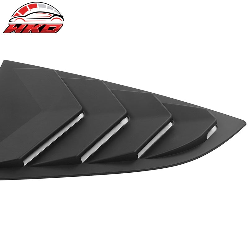 Fits 22-26 Toyota GR86/Subaru BRZ IKON 2PCS Side Window Louvers ABS Matte Black