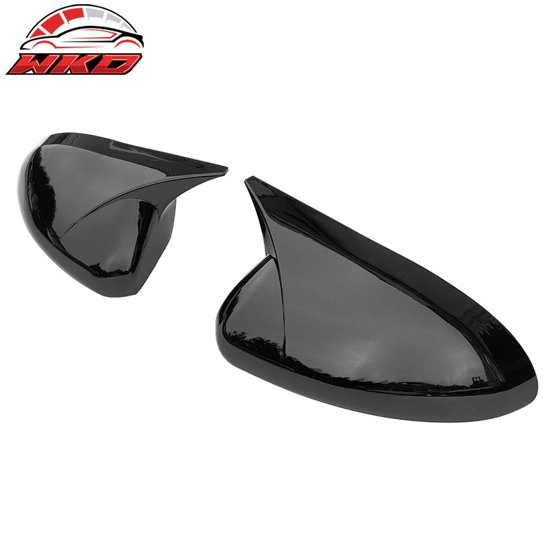 Fits 22-26 Toyota GR86/Subaru BRZ JDM Style 2PC Mirror Cover Cap ABS Gloss Black