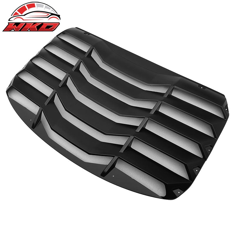 Fits 22-26 Toyota GR86/Subaru BRZ IKON 2PCS Rear Window Louvers ABS Matte Black