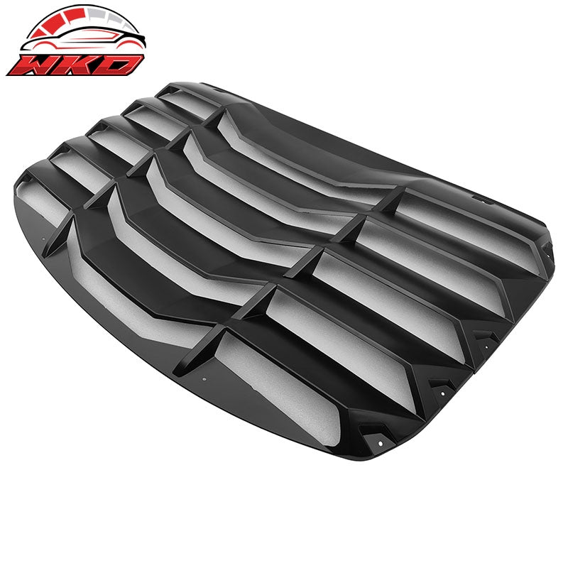 Fits 22-26 Toyota GR86/Subaru BRZ IKON 2PCS Rear Window Louvers ABS Matte Black