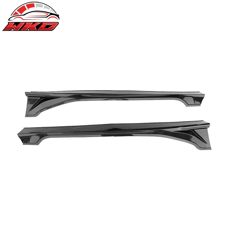 Wholesale  22-26 Toyota GR86/Subaru BRZ JDM Style 4PC Side Skirts PP Carbon Fiber Print