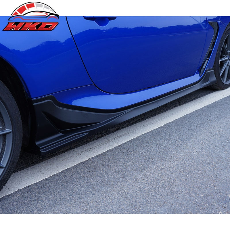 Fits 22-26 Toyota GR86/Subaru BRZ JDM Style 4PCS Side Skirts Panels PP Unpainted