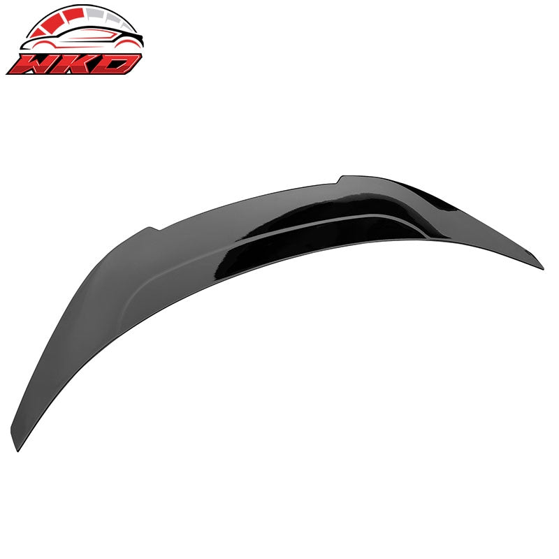 Fits 22-26 Toyota GR86/Subaru BRZ V Style Rear Trunk Spoiler ABS Gloss Black