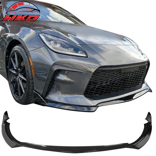 Wholesale 22-26 Toyota GR86 T Style PP Front Bumper Lip Chin Spoiler Gloss Black - Wikond Auto