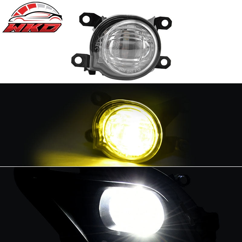 Fits 24-26 Toyota Grand Highlander LED Fog Lights Front Bumper Projector Lamps