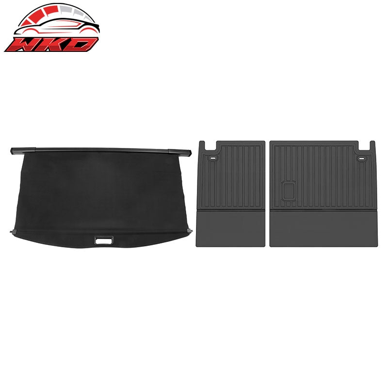 Wholesale 20-26 Toyota Highlander 3D TPE Rear Backrest Cover Liner Pad + Cargo Cover