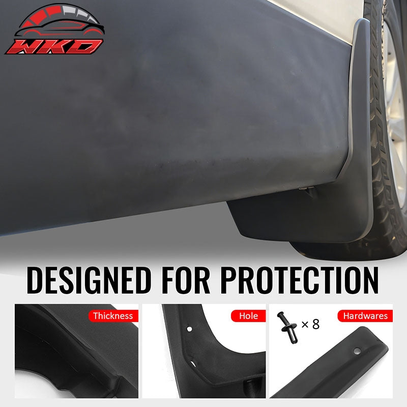 Fits 11-13 Toyota Highlander Front & Rear Mud Flaps Wheel Arch Splash Guards PP