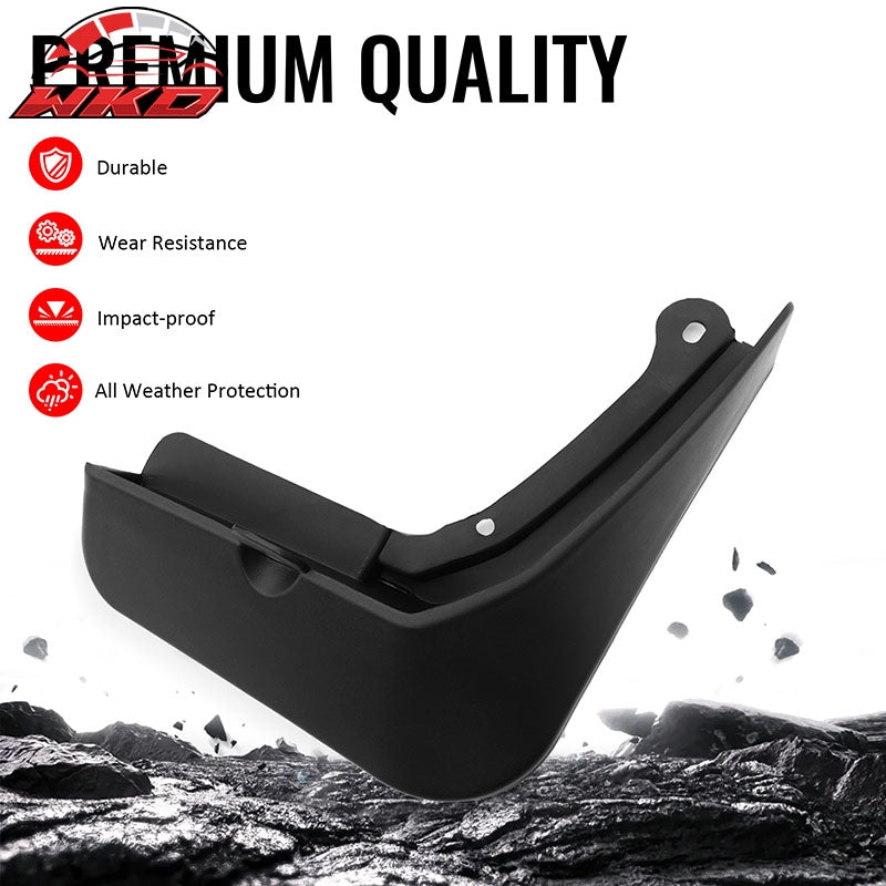 Fits 14-19 Toyota Highlander Front & Rear Mud Flaps Wheel Arch Splash Guards PP