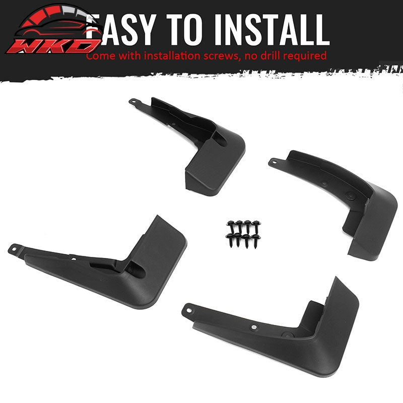 Fits 20-26 Toyota Highlander Front & Rear Mud Flaps Wheel Arch Splash Guards PP
