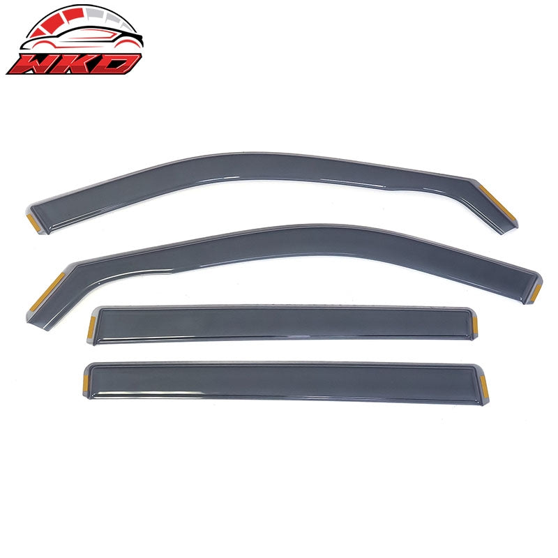 For 20-26 Toyota Highlander Acrylic In Channel Smoke Window Visor Sun Rain Guard