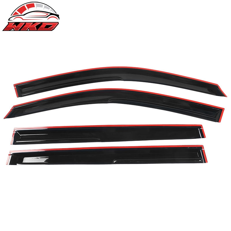 Fits 14-19 Toyota Highlander Mugen Style Window Visor Vent Rain Guard 4PCS