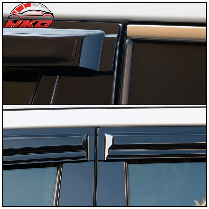 Fits 14-19 Toyota Highlander Mugen Style Window Visor Vent Rain Guard 4PCS