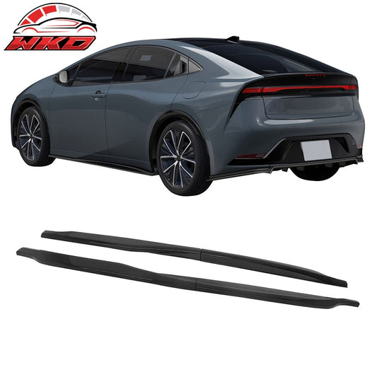 Wholesale For 23-26 Toyota Prius AR Style Side Skirt Extension Molding Lip ABS Gloss Black - Wikond Auto