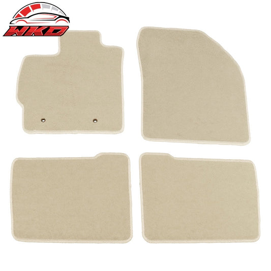 Wholesale 10-11 Toyota Prius Nylon Beige Floor Mats Non-Slip Auto Carpet Liner 4PCS