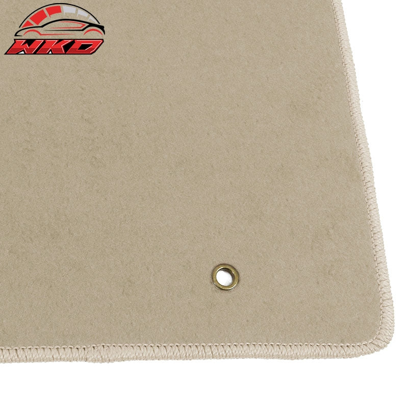 Fits 10-11 Toyota Prius Nylon Beige Floor Mats Non-Slip Auto Carpet Liner 4PCS