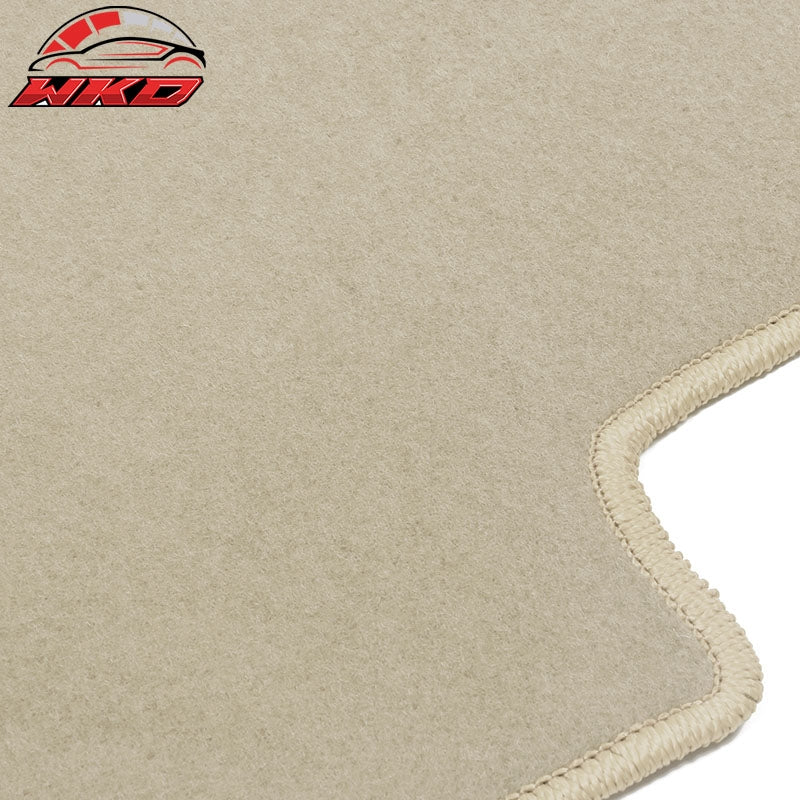 Fits 10-11 Toyota Prius Nylon Beige Floor Mats Non-Slip Auto Carpet Liner 4PCS