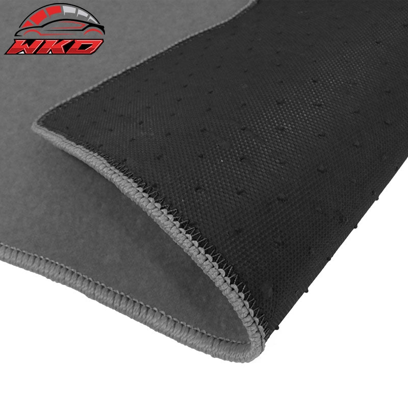 Fits 10-11 Toyota Prius 4PCS Floor Mats Non-Slip Auto Carpet Liner Nylon Grey