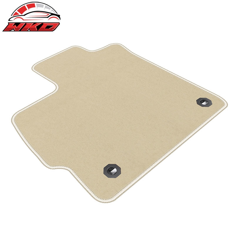 Fits 12-15 Toyota Prius & Prius Plug-In Nylon Floor Mats Liner Beige Carpets Set