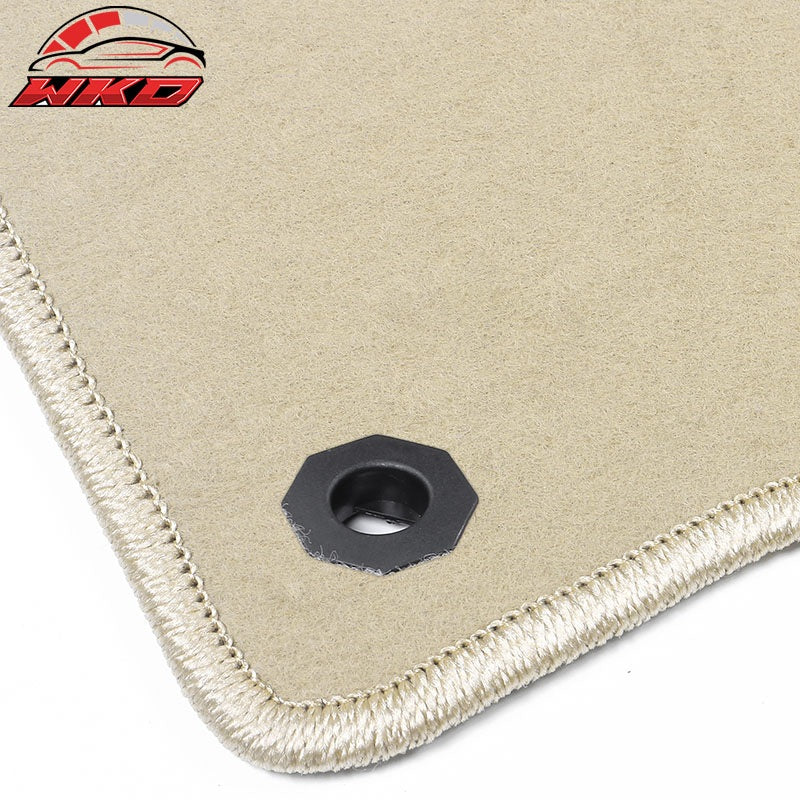 Fits 12-15 Toyota Prius & Prius Plug-In Nylon Floor Mats Liner Beige Carpets Set