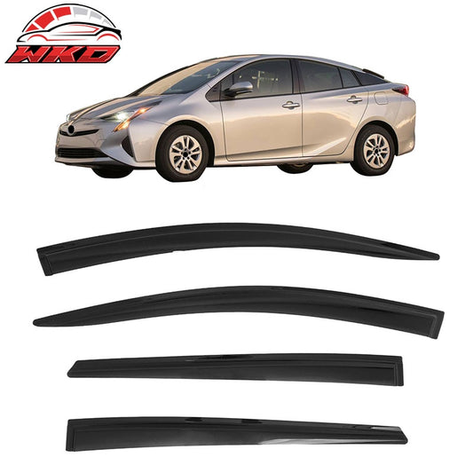 Wholesale 16-22 Toyota Prius& Prius Prime 4PCS Window Visors Smoke Acrylic Deflectors - Wikond Auto