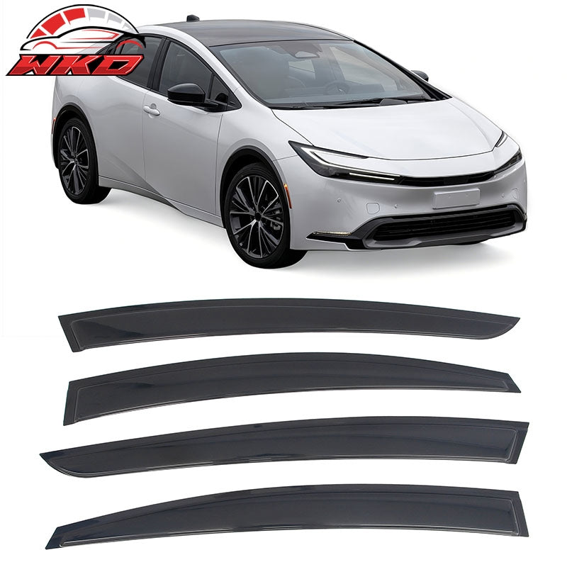 Wholesale 23-26 Toyota Prius & Prius Prime XW60 Tape-on Window Visors Vent Deflectors - Wikond Auto