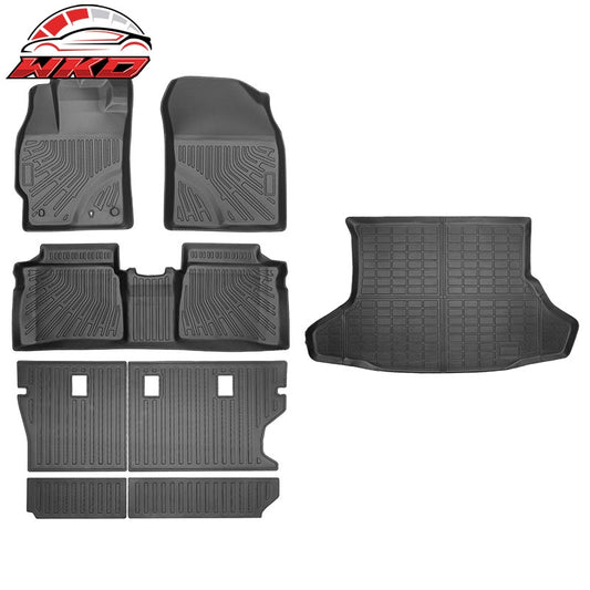 Wholesale 10-15 Toyota Prius TPE All Weather Floor Mats + Trunk Mat + Backrest Mats - Wikond Auto