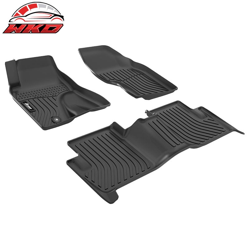 Fits 01-03 Toyota RAV4 4DR 3D Anti-Slip Floor Mats All Weather TPE Carpets 3PCS