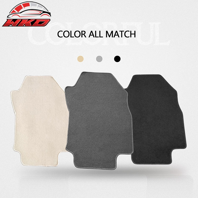 Fits 19-25 Toyota RAV4/21-24 Toyota Venza Nylon Car Floor Mats Carpet 4PC - Grey