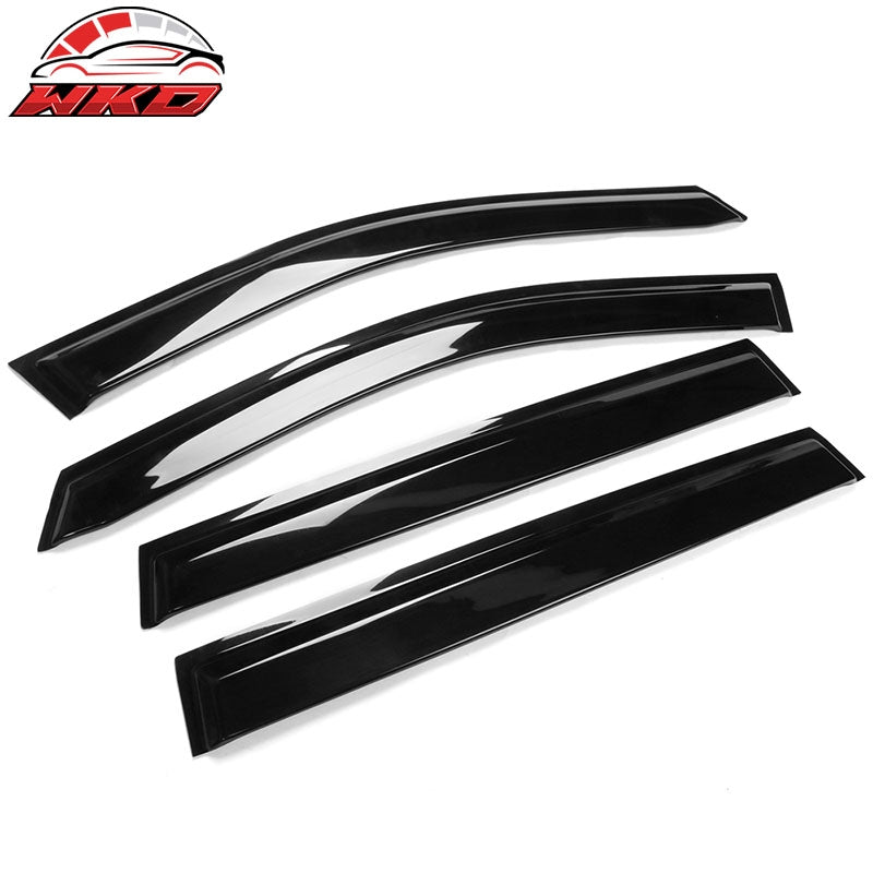 Fits 19-25 Toyota RAV4 Prime Tape-On Window Visor Vent Sun Guards Rain Deflector