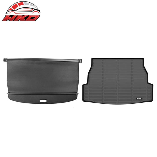 Wholesale For 19-25 Toyota RAV4 Trunk Mat Cargo Liner Pad Carbon Fiber Texture Cargo Cover - Wikond Auto