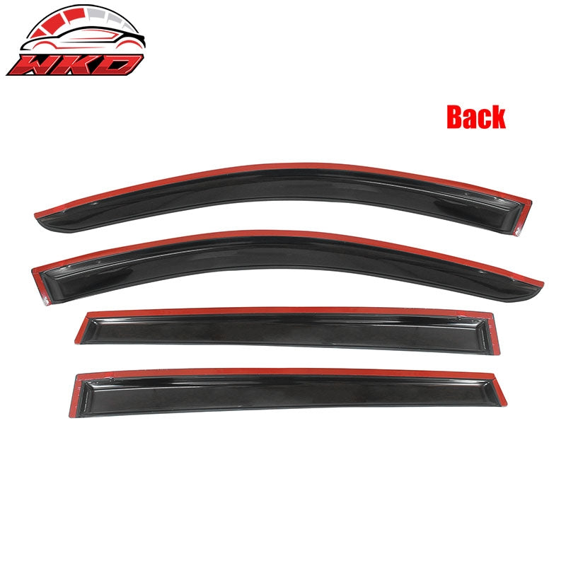 Fits 13-18 Toyota RAV4 XA40 Acrylic Window Visors Vent Sun Rain Deflector Guard
