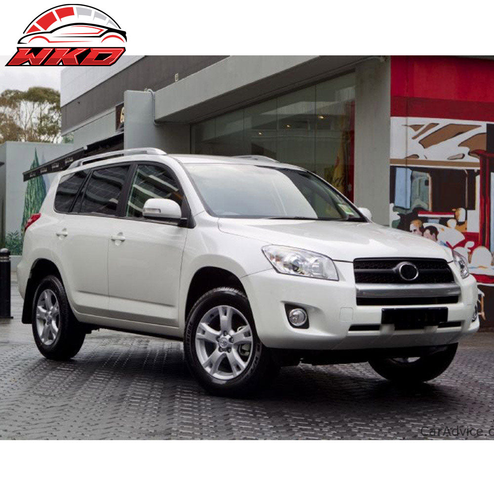 Fits 06-12 Toyota RAV4 OE Factory Style Silver Top Roof Rack Side Rail