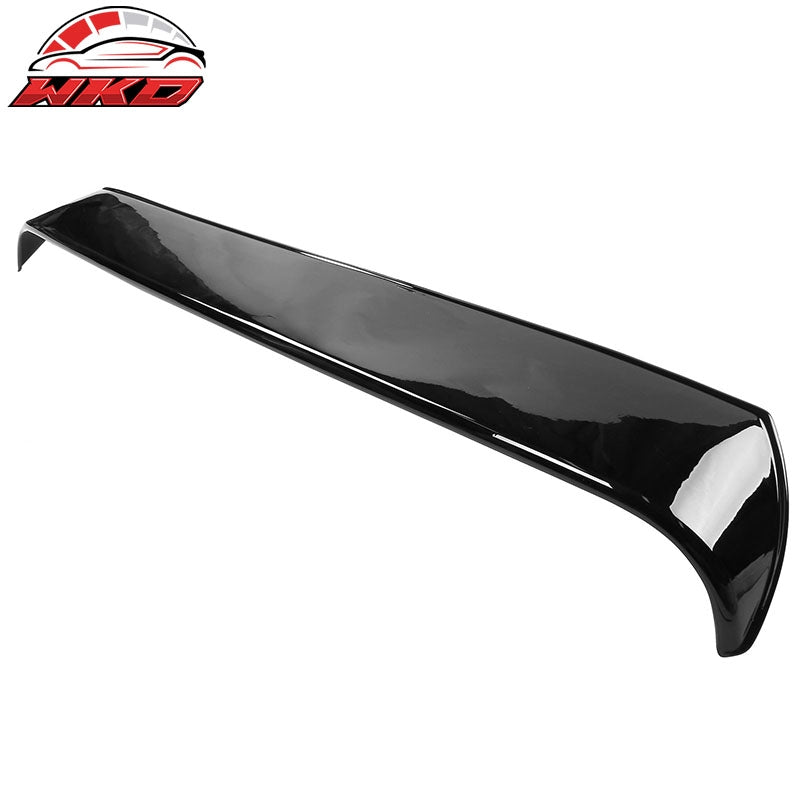 Fits 20-26 Toyota GR Supra A90 A91 IKON Style Rear Roof Spoiler PP Gloss Black