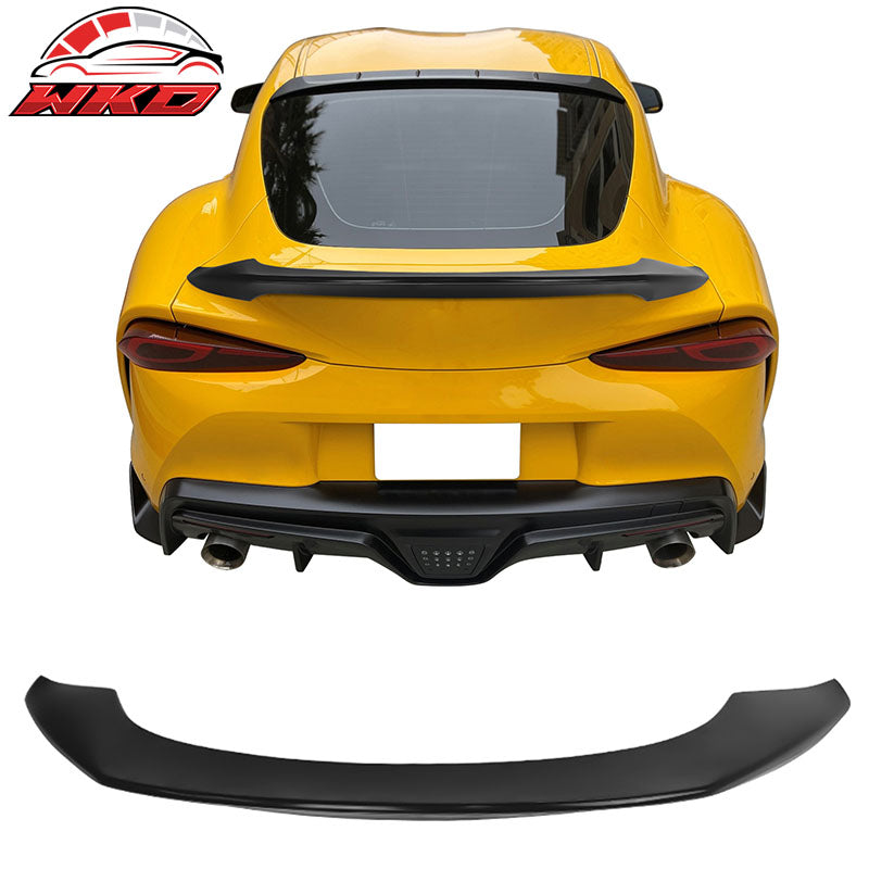 Fits 20-26 Toyota GR Supra 5th MK5 TRD Style Rear Trunk Spoiler Wing Unpainted