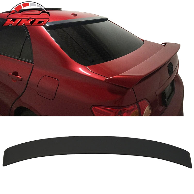 Wholesale 09-13 Toyota Corolla Rear Window Roof Spoiler Visor Unpainted Black