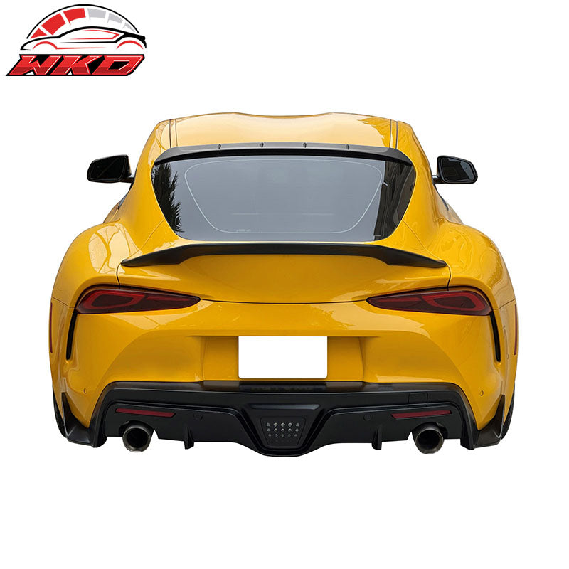 Fits 20-26 Toyota J29 GR Supra Rear Window Roof Spoiler Visor Wing ABS Unpainted