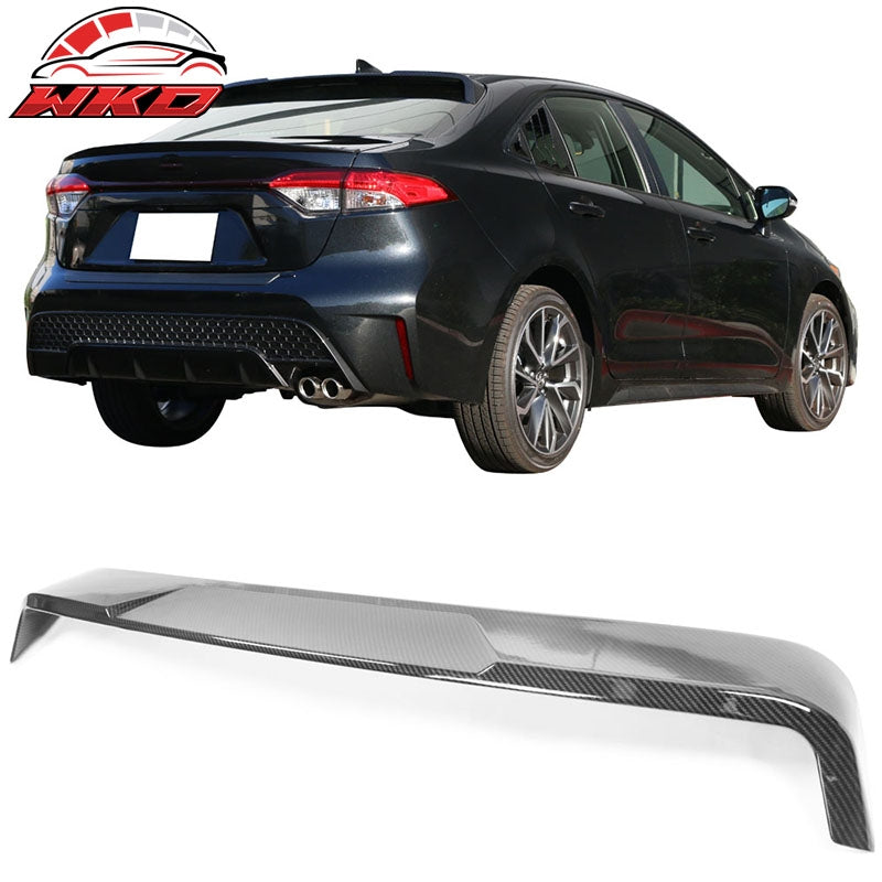 Wholesale 20-26 Toyota Corolla Sedan Carbon Fiber Print Roof Spoiler IKON Style