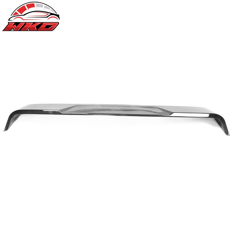 Fits 20-26 Toyota Corolla Sedan Carbon Fiber Print Roof Spoiler IKON Style