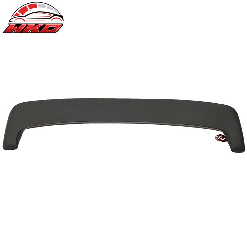 Fits 94-00 Toyota RAV4 OE Style Roof Spoiler & LED Brake Light Matte Black ABS