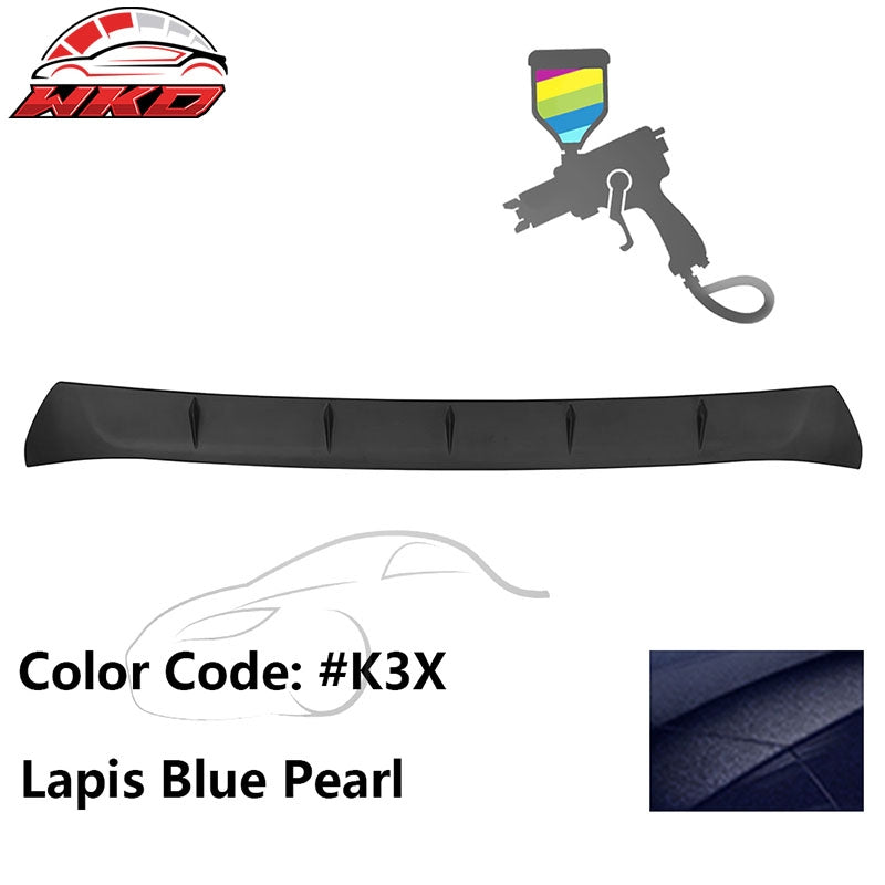Fits 22-26 Toyota GR86/Subaru BRZ V2 Style Lapis Blue Pearl Roof Spoiler ABS