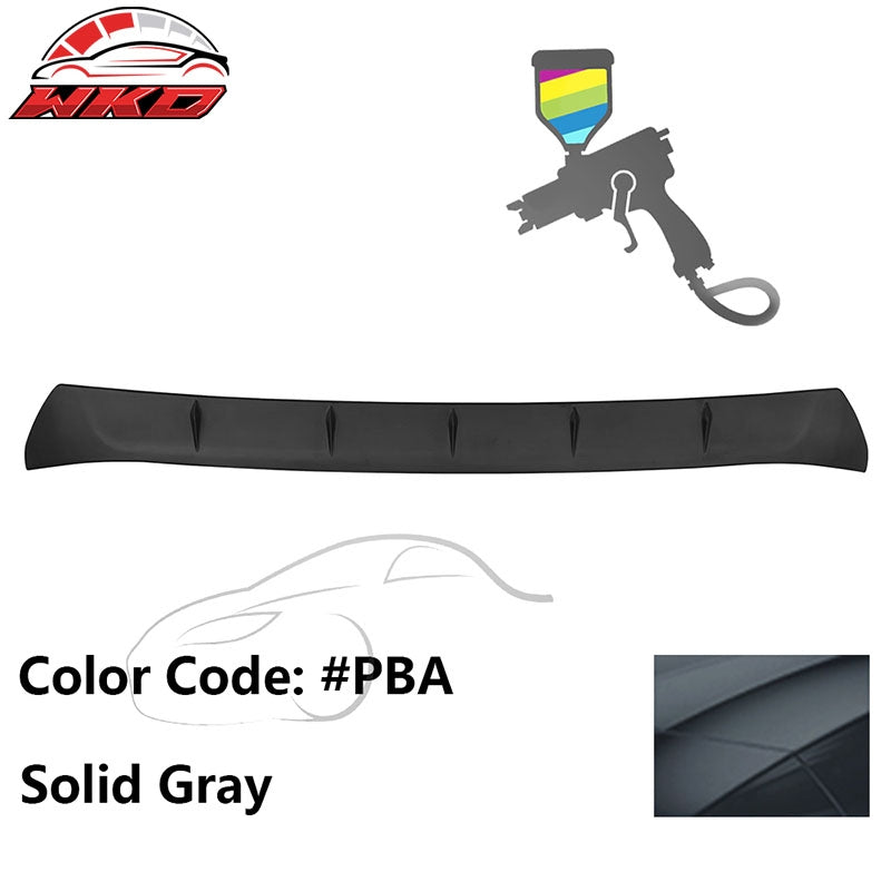 Fits 22-26 Toyota GR86/Subaru BRZ V2 Style #PBA Solid Gray Roof Spoiler ABS