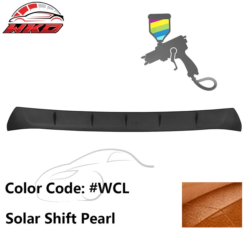 Fits 22-26 Toyota GR86/Subaru BRZ V2 #WCL Solar Shift Pearl Roof Spoiler ABS