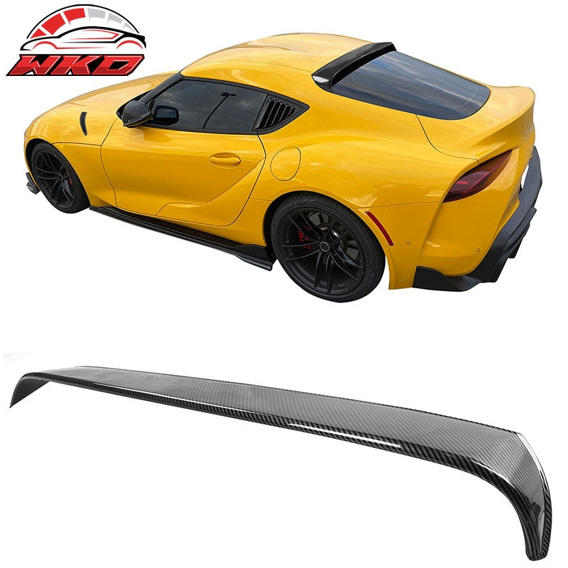 Wholesale 20-26 Toyota GR Supra A90 A91 IKON Style Roof Spoiler PP Carbon Fiber Print