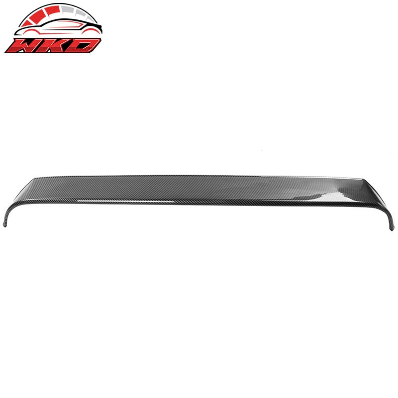 Fits 20-26 Toyota GR Supra A90 A91 IKON Style Roof Spoiler PP Carbon Fiber Print