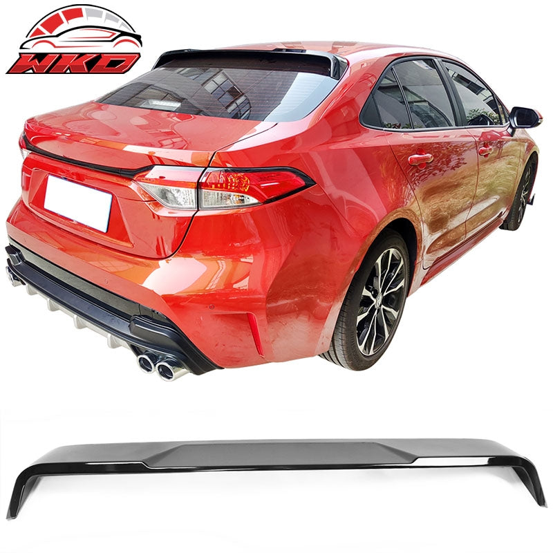 Wholesale 20-26 Toyota Corolla Sedan Gloss Black Roof Spoiler Wing IKON Style