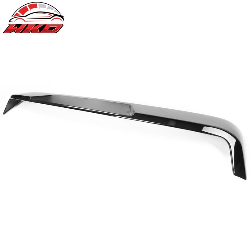 Fits 20-26 Toyota Corolla Sedan Gloss Black Roof Spoiler Wing IKON Style